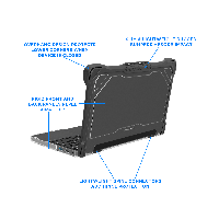 MAXCases  Guardian Case for Lenovo 10e Chromebook Tablet 10 (Black)