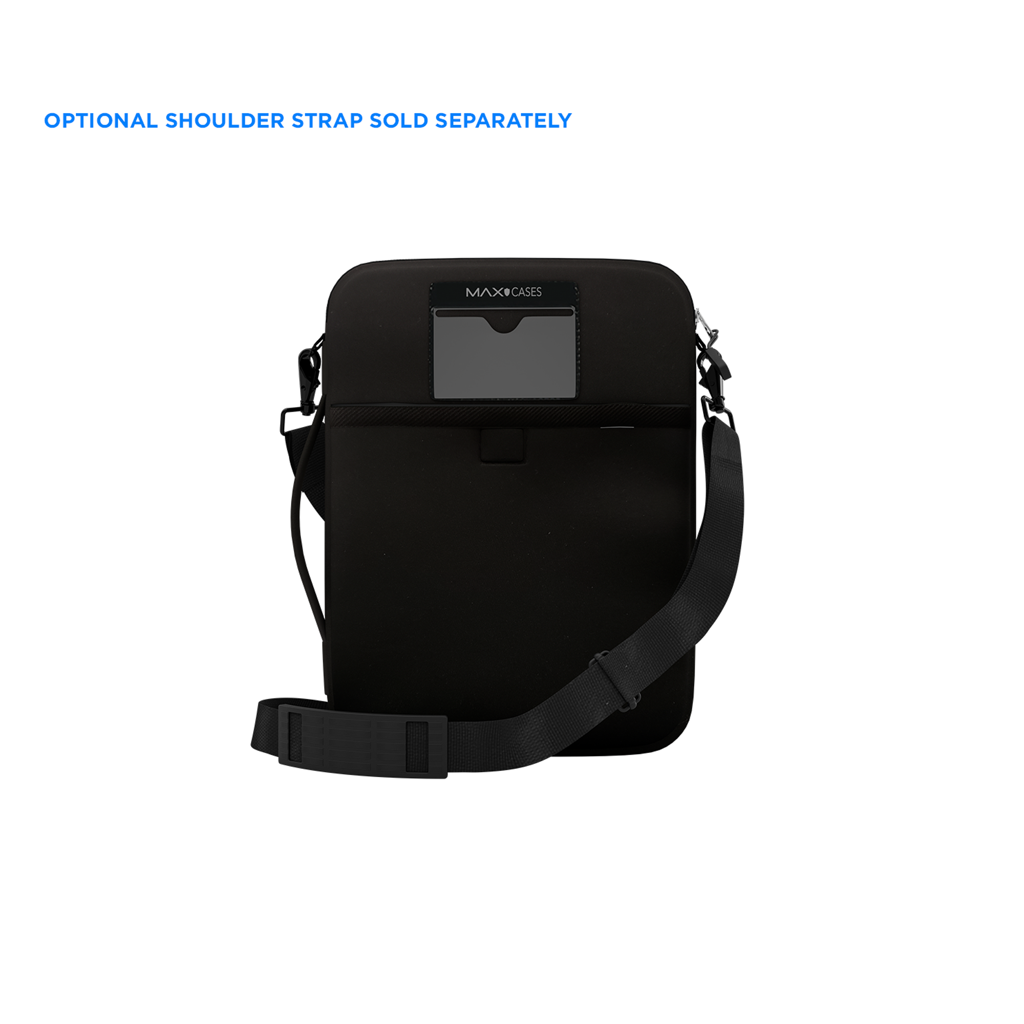 MAXCases  Neoprene Sleeve Vertical 11 w/pocket - (Shoulder Strap